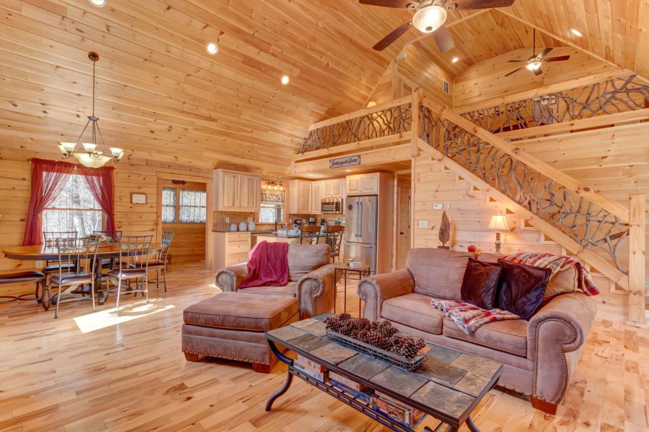 Hot-Tub 6 Seater, Fire-Pit, Master King Bed, Wineries, Pickleball, Resort Amenities Ellijay Dış mekan fotoğraf