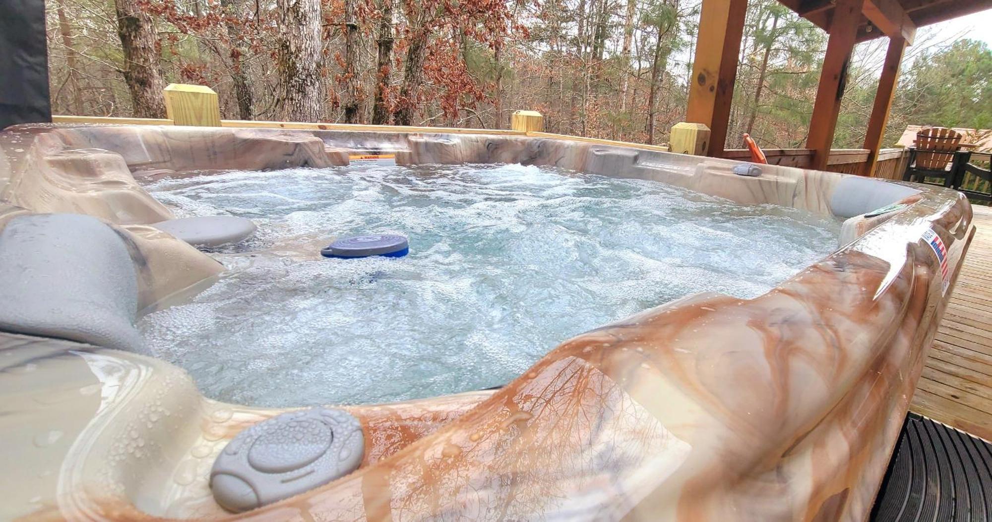 Hot-Tub 6 Seater, Fire-Pit, Master King Bed, Wineries, Pickleball, Resort Amenities Ellijay Dış mekan fotoğraf